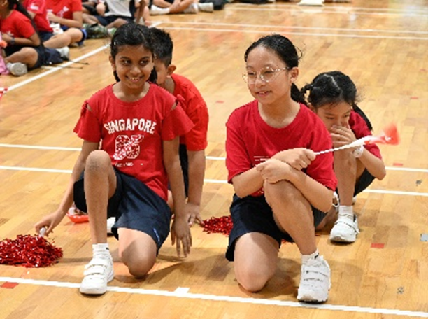 Let's get ready to lead the school in the National Day sing-along!